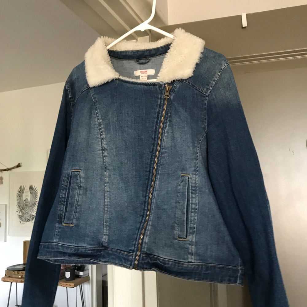 jean jacket with sherpa lining